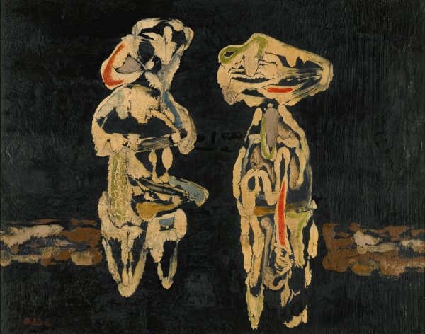 Figures  by Jankel Adler - Hand-Painted Oil Painting Reproduction