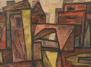 Ohne Titel by Jankel Adler Oil Painting