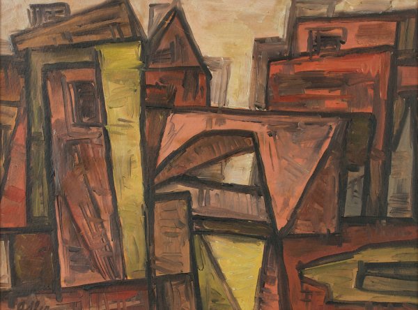 Ohne Titel  by Jankel Adler - Hand-Painted Oil Painting Reproduction