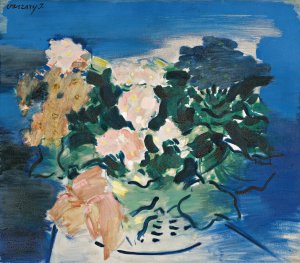 Vase Of Flowers Oil painting by Janos Vaszary