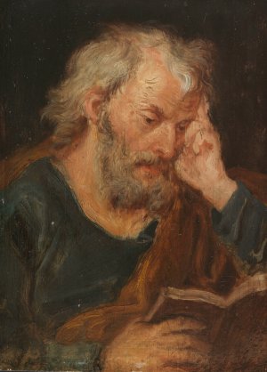 Reading Apostle by Januarius Zick Oil Painting