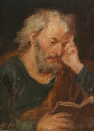 Reading Apostle by Januarius Zick Oil Painting