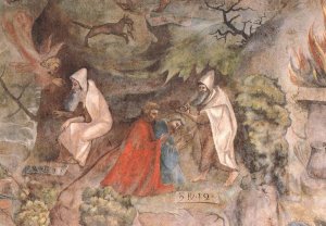Scenes from the Life of Prophet Elijah Oil painting by Jerg Ratgeb