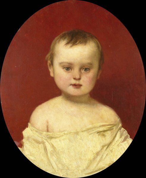 Main Product Photo of Henri Bernard van der Kolk at the Age of Two  Painting by Jaroslav Cermak
