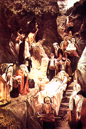 Main Product Photo of Wounded Montenegrin Painting by Jaroslav Cermak