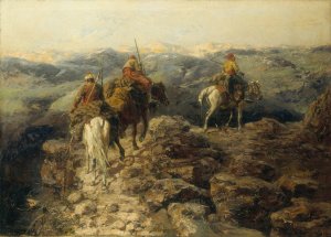 Smugglers by Jaroslav Vesin Oil Painting