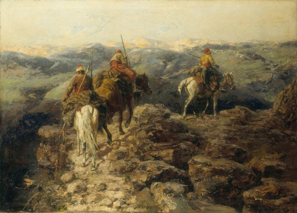 Main Product Photo of Smugglers  Painting by Jaroslav Vesin