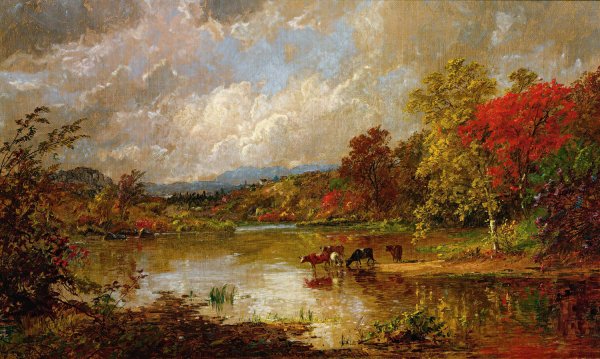Main Product Photo of Autumn Afternoon  Painting by Jasper Francis Cropsey