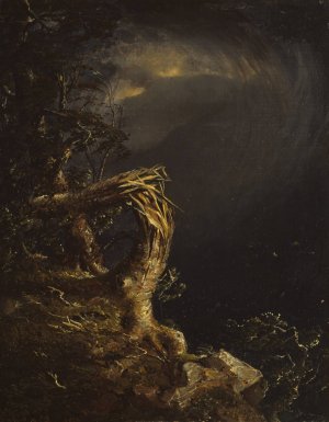 Blasted Tree by Jasper Francis Cropsey Oil Painting