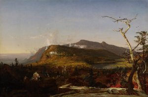 Catskill Mountain House by Jasper Francis Cropsey Oil Painting
