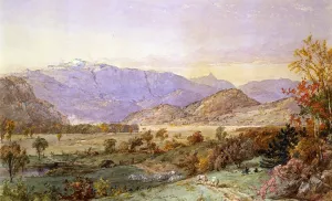 Early Snow on Mount Washington by Jasper Francis Cropsey - Oil Painting Reproduction