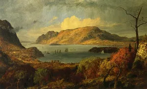 Gates of the Hudson by Jasper Francis Cropsey - Oil Painting Reproduction
