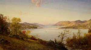 Greenwood Lake by Jasper Francis Cropsey Oil Painting