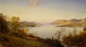 Greenwood Lake Oil painting by Jasper Francis Cropsey