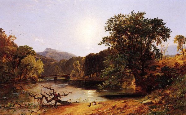 Main Product Photo of In the White Mountains Painting by Jasper Francis Cropsey