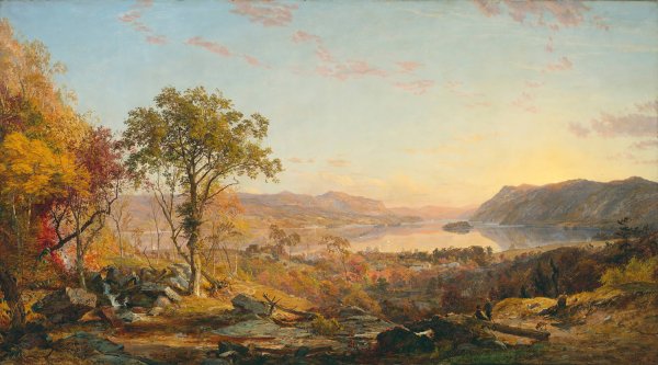 Indian Summer  by Jasper Francis Cropsey - Hand-Painted Oil Painting Reproduction