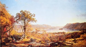 Indian Summer by Jasper Francis Cropsey - Oil Painting Reproduction