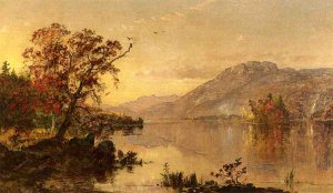 Lake George, New York by Jasper Francis Cropsey Oil Painting
