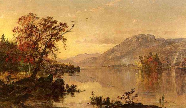Main Product Photo of Lake George, New York Painting by Jasper Francis Cropsey