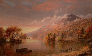 Lake George by Jasper Francis Cropsey Oil Painting