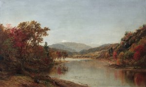 Mount Washington, New Hampshire by Jasper Francis Cropsey Oil Painting