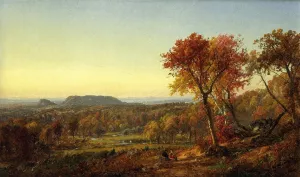 Mounts Adam and Eve by Jasper Francis Cropsey Oil Painting