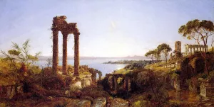 Overlooking the Bay of Naples painting by Jasper Francis Cropsey
