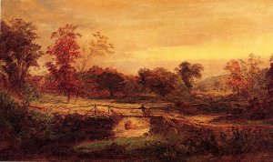 The Meeting by Jasper Francis Cropsey Oil Painting