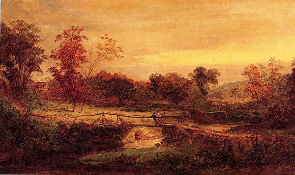 Main Product Photo of The Meeting Painting by Jasper Francis Cropsey
