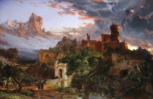 The Spirit of War by Jasper Francis Cropsey Oil Painting