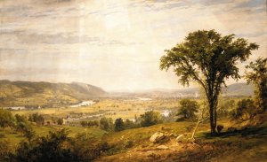 Wyoming Valley, Pennsylvania by Jasper Francis Cropsey Oil Painting