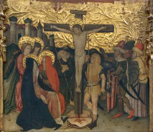Calvary Oil painting by Jaume Ferrer