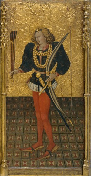 Saint Sebastian by Jaume Ferrer Oil Painting