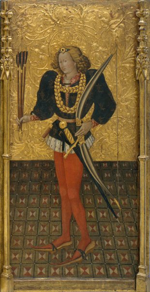 Saint Sebastian  by Jaume Ferrer - Hand-Painted Oil Painting Reproduction