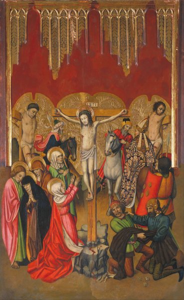 Main Product Photo of Calvary  Painting by Jaume Huguet
