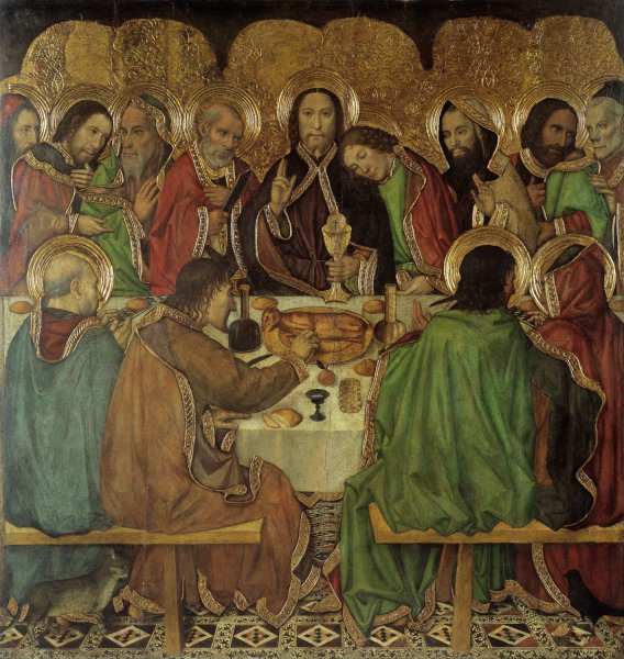 Main Product Photo of Last Supper  Painting by Jaume Huguet