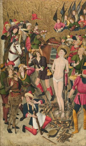 Saint Vincent at the Stake by Jaume Huguet Oil Painting