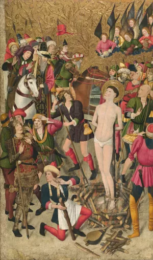 Saint Vincent at the Stake by Jaume Huguet Oil Painting