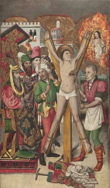 Main Product Photo of Saint Vincent on the Rack  Painting by Jaume Huguet