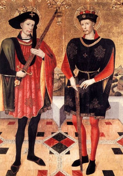 Main Product Photo of Sts Abdon and Sennen Painting by Jaume Huguet