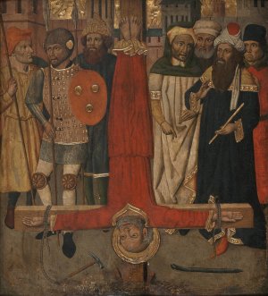 The Crucifixion of Saint Peter by Jaume Huguet Oil Painting