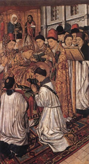 Vinzenz Altarpiece by Jaume Huguet Oil Painting
