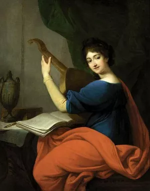 Portrait of a Lady Oil painting by Jozef Grassi