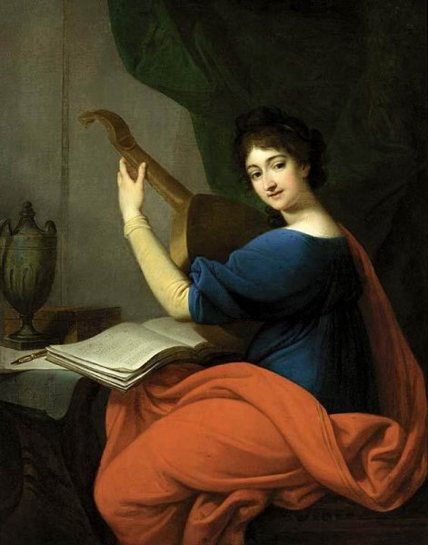Main Product Photo of Portrait of a Lady Painting by Jozef Grassi