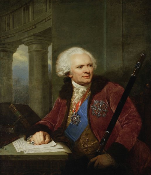 Main Product Photo of Portrait of Fryderyk Moszynski  Painting by Jozef Grassi