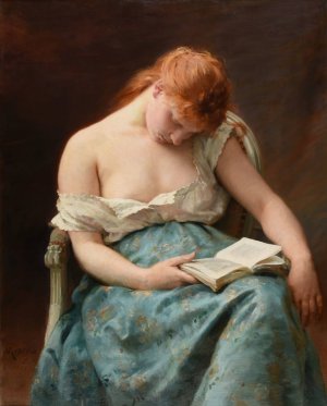 L'Endormie by Jean Andre Rixens Oil Painting