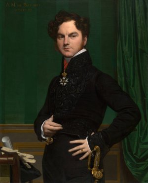 Amedee-David, the Comte de Pastoret by Jean Auguste Dominique Ingres Oil Painting