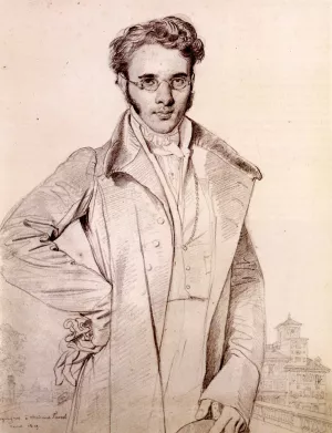 Andre Benoit Barreau, Called Taurel Oil painting by Jean-Auguste-Dominique Ingres