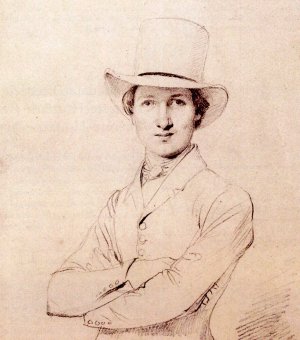 Antoine Thomeguex by Jean-Auguste-Dominique Ingres Oil Painting