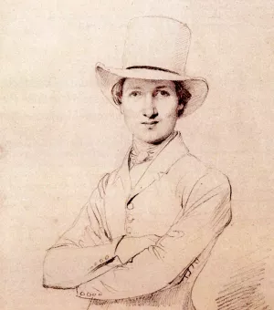 Antoine Thomeguex painting by Jean-Auguste-Dominique Ingres